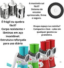 Rallador Manual Rotatorio 3 en 1 con Base de Succión – Rebanador, Triturador y Cortador de Verduras, Hortalizas y Quesos (Verde)